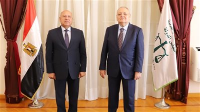 رئيس مجلس الدولة يستقبل كامل الوزير: تعاون مرتقب بين القضاء والصناعة والنقل