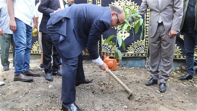 محافظ كفر الشيخ يدشن مبادرة لزراعة الأشجار المثمرة