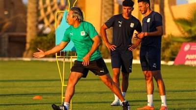 المصري يرفع حالة الاستعداد لمواجهة بيراميدز في الدوري | صور