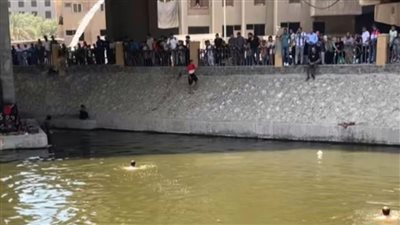 غرق شخص من أسرة مشردة في ترعة المريوطية خلف مرور حدائق الأهرام