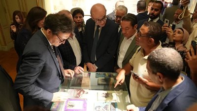 لقطات من افتتاح معرض صوت مصر احتفاءً بعام أم كلثوم 