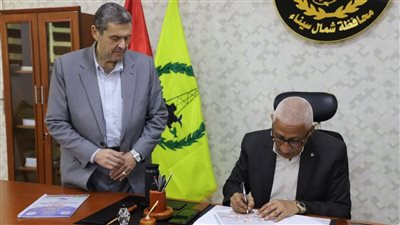 محافظ شمال سيناء يعتمد نتيجة الدور الثاني للشهادة الإعدادية بنسبة نجاح 100‎%