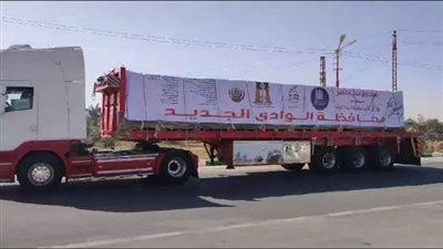  الوادي الجديد تستعد لإطلاق قافلة إغاثة لأهالي غزة