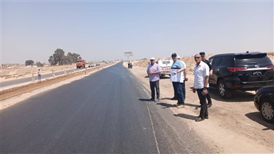 محافظ القليوبية يتفقد أعمال تطوير طريق الخانكة – السلام