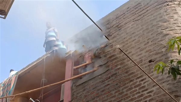 حريق بشقة سكنية 