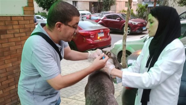 جانب من حملة التطعيم