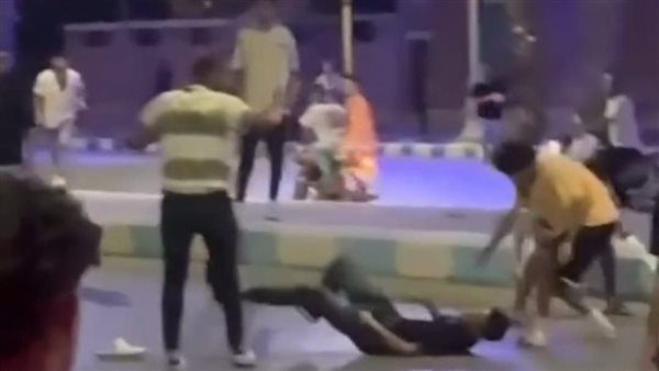 جانب من المشاجرة