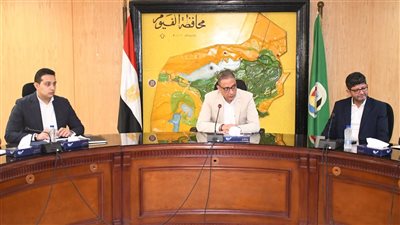 محافظ الفيوم ووفد مجلس الوزراء يتابعان معدلات تنفيذ مشروعات حياة كريمة