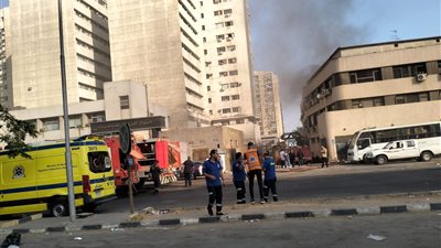 إصابة 3 من رجال الحماية المدنية في حريق بمركز إعداد القادة بمدينة نصر