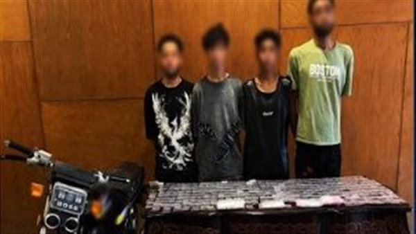 المتهمين والمضبوطات