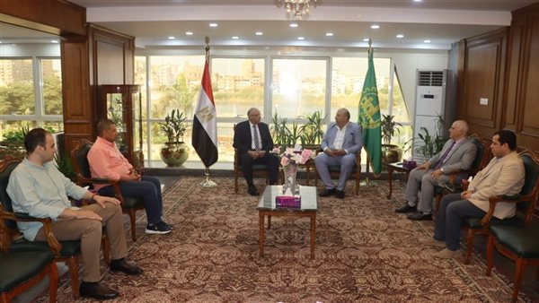 محافظ القليوبية خلال