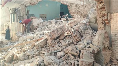 انهيار منزل آيل للسقوط دون أضرار بشرية في قنا