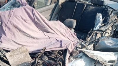 مصرع 3 أشخاص وإصابة آخر في حادث تصادم سيارة ملاكي مع نقل ثقيل بأسيوط