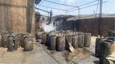 70 طن أعلاف مغشوشة.. ضبط مصنع لإنتاج الأعلاف الحيوانية مجهولة المصدر بالخانكة 