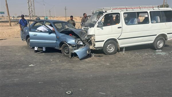 صور من حادث تصادم