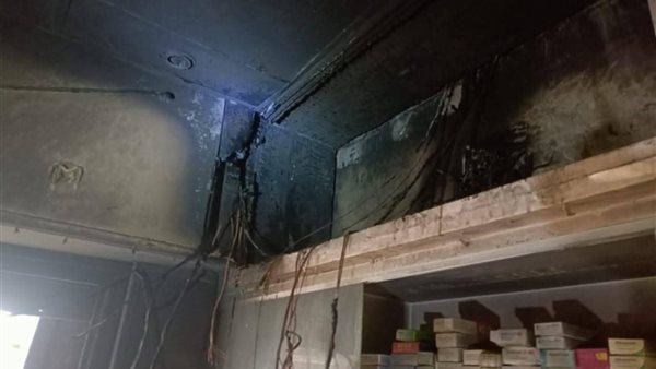 جانب من الحريق 