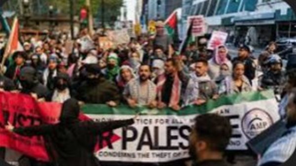 مظاهرات داعمة لغزة