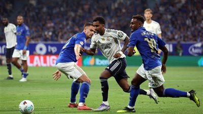 بمشاركة هيثم حسن.. خسارة ريال أوفيدو أمام ريال مدريد في الدوري الإسباني