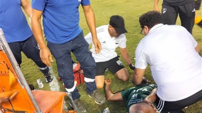 بعد تعرضه لإغماء مفاجئ خلال مواجهة وادي دجلة.. آخر تطورات الحالة الصحية للاعب زد إف سي 