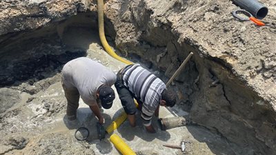 رئيس مياه القناة: الانتهاء من إصلاح الكسور والأعطال المفاجئة وإعادة تشغيل الخدمة في وقت قياسي