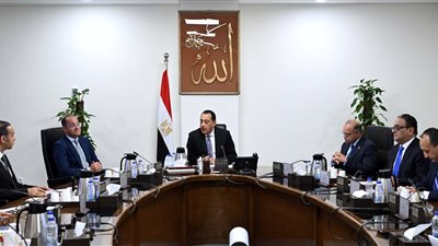 مدبولي يجتمع برئيسي هيئة الرقابة المالية والبورصة