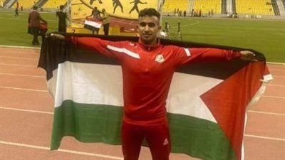استشهاد العداء الفلسطيني علام عبد الله العمور بنيران الاحتلال في غزة