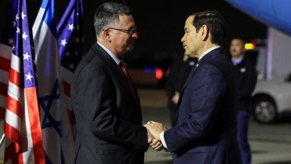 روبيو مع جدعون ساعر