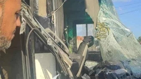 جانب من الحادث 