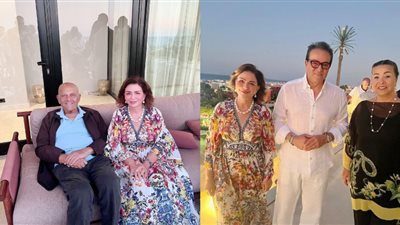 إلهام شاهين تظهر رفقة جراح القلب العالمي مجدي يعقوب ووزير الصحة بالساحل الشمالي