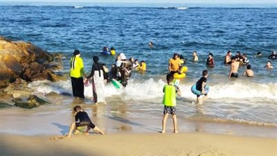 وسط توقعات بزيادة نسب الإشغال.. استمرار اضطراب حالة البحر بشواطئ العجمي في الإسكندرية