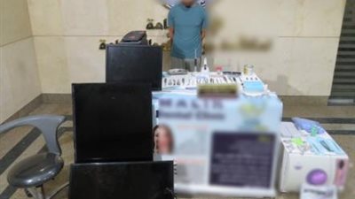ضبط عاطل انتحل صفة طبيب أسنان وافتتح عيادة ومركزا لزراعة الأسنان بأكتوبر