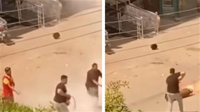 شجاعة المصريين.. مواطنون بمنية سمنود بالدقهلية ينجحون في إخماد انفجار أسطوانة غاز| صور