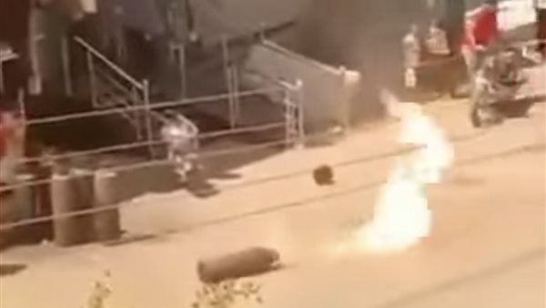 جانب من الحريق