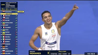 إنجاز تاريخي.. معتز محمد يتوج بذهبية بطولة العالم في الخماسي الحديث