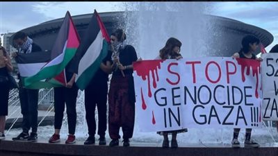 أوقفوا الإبادة الجماعية.. مظاهرات داعمة لغزة تجوب شوارع بولندا قبل مباراة المنتخب الإسرائيلي