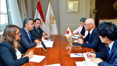وزير التموين يلتقي سفير اليابان بالقاهرة لتعزيز فرص الاستثمار والتعاون المشترك 