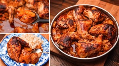 مش مجرد طبيخ.. صينية بطاطس بالفراخ نادية السيد على أصولها