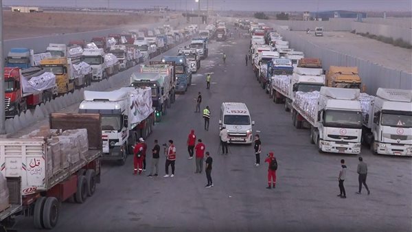 قوافل المساعدات تنطلق