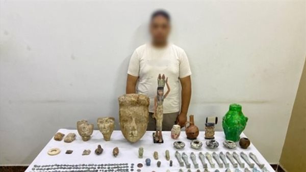 المتهم والمضبوطات