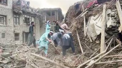 ارتفاع عدد ضحايا زلزال أفغانستان إلى 1411 قتيلا و3124 مصابا