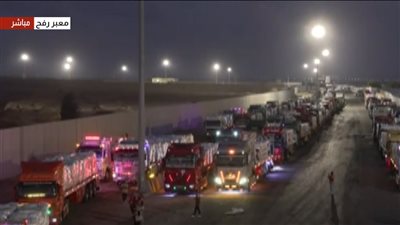 انطلاق الفوج الأول من قافلة المساعدات الإنسانية الـ 29 من مصر إلى غزة