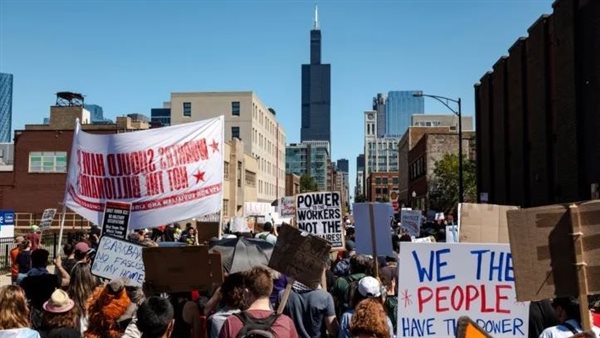 إحدى المظاهرات في