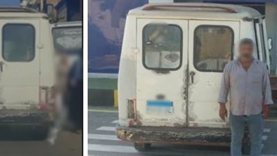 ضبط سائق سيارة تحمل لوحات ملاكي ينقل ركابًا بالأجرة في الشرقية