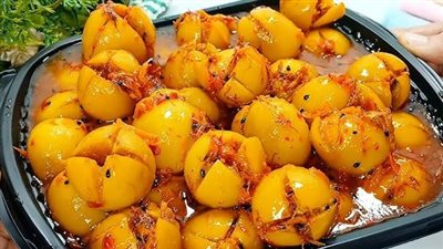 طريقة تخليل الليمون المسلوق للشيف هالة.. 5 تركات مهمة للحصول على مخلل رائع - فيديو