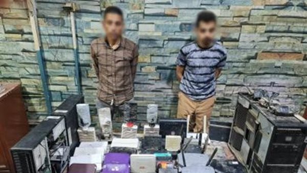 المتهمان والمضبوطات