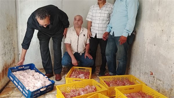 ضبط دواجن غير صالحة