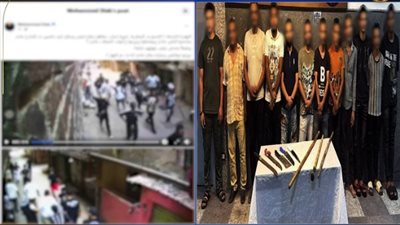 10 أشخاص ضد 2.. تفاصيل القبض على طرفي مشاجرة بالأسلحة البيضاء في المطرية 