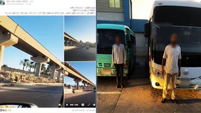 ضبط قائدي ميكروباص وأتوبيس لسيرهما عكس الاتجاه بالإسكندرية