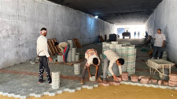 جانب من أعمال التطوير