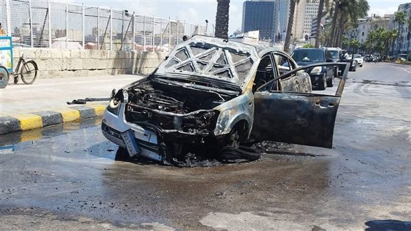 احتراق سيارة أرشيفية